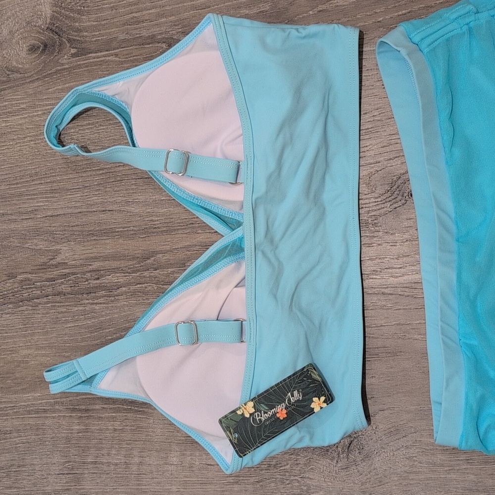 Blooming Jelly Sky Blue Bikini Set - Picture 3 of 6